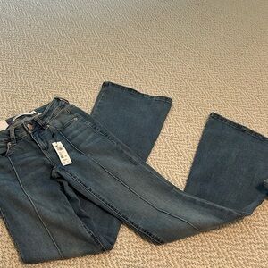 GARAGE low rise flare jeans - size 0